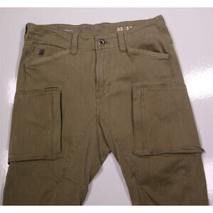 G-Star Raw Mens Longueur Largo Tapered Military Cargo Pants 33x28